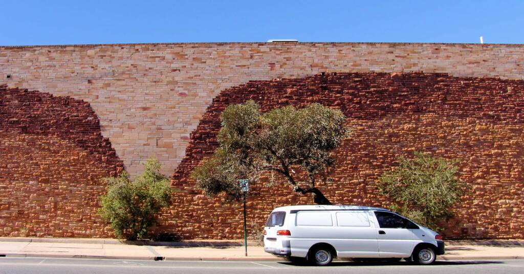 Heavitree Gap by John Newland (stonemason), 1984