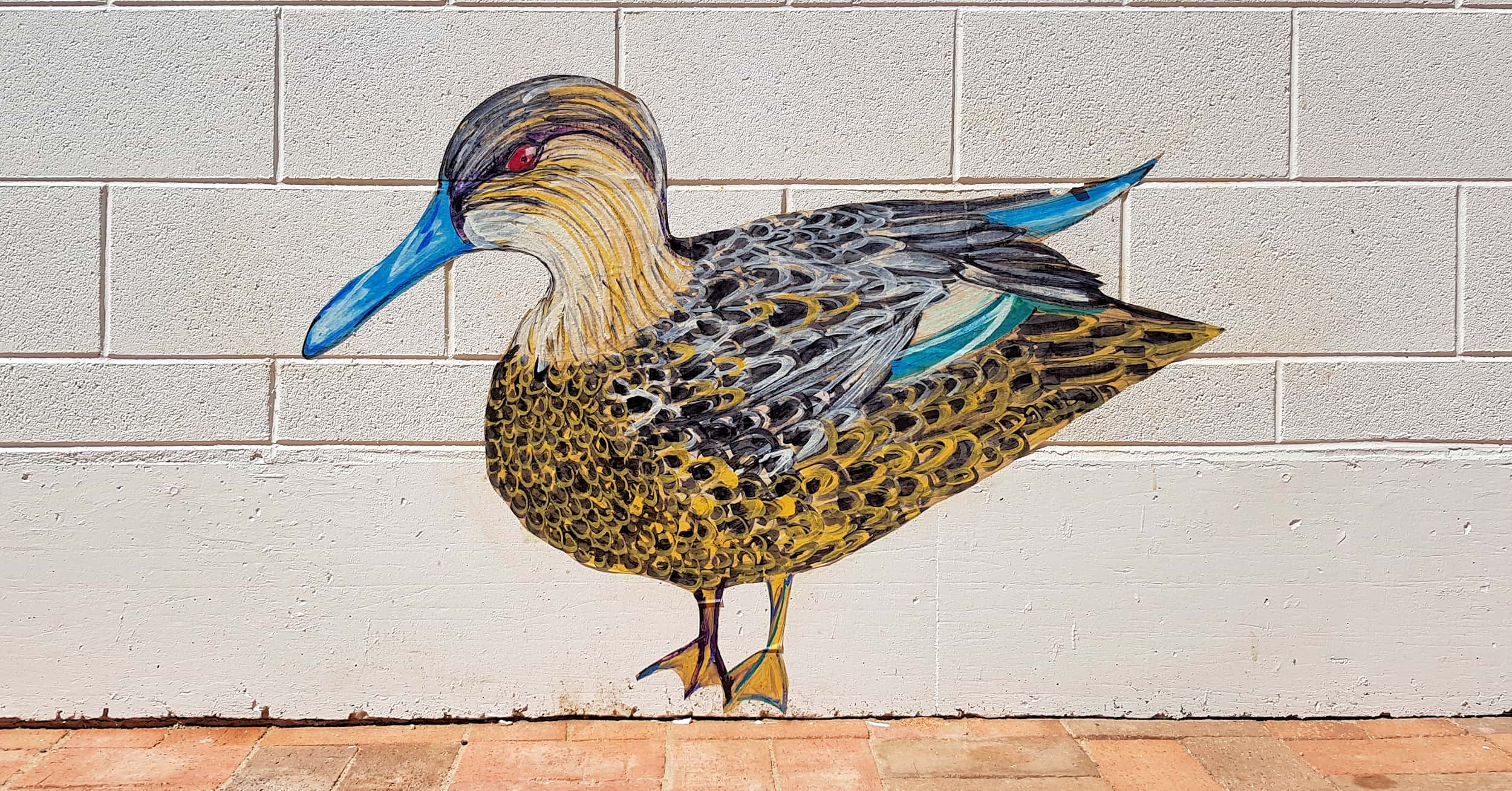 Duck (unknown artist), Alice Springs Street Art 2018