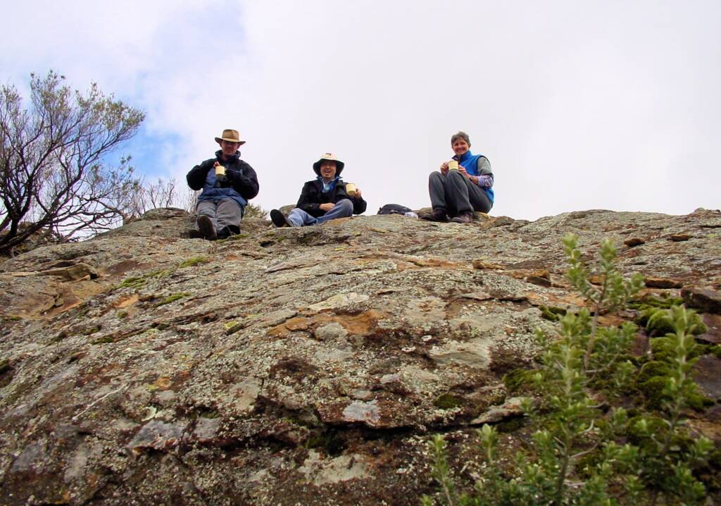 Morning tea on top of Mount Kaputar
