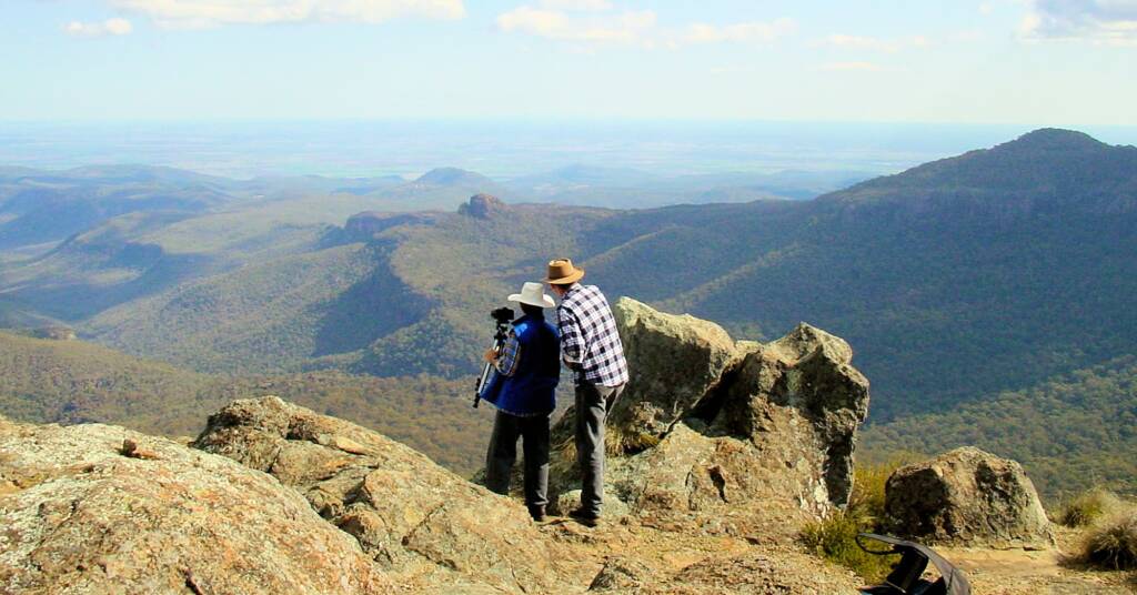 View from the summit of Mount Kaputar
