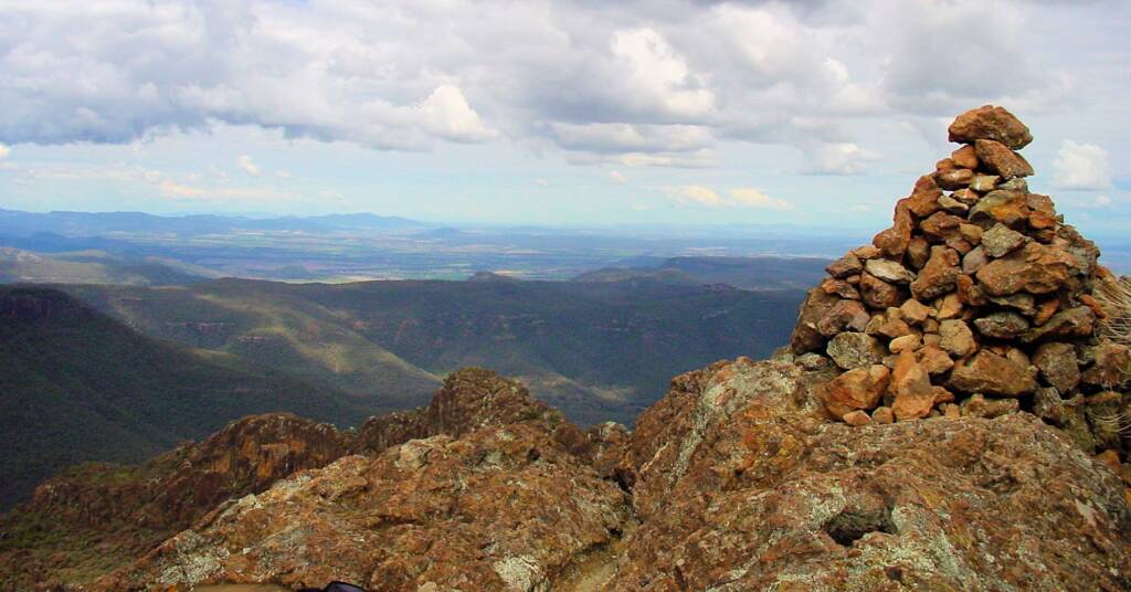 View from summit of Mount Yulludunida