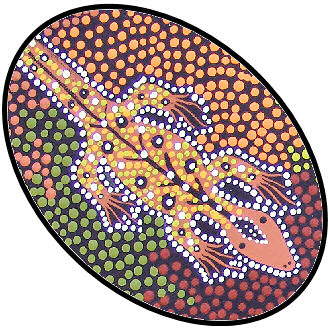 Bush Goanna © Clarabelle Swift