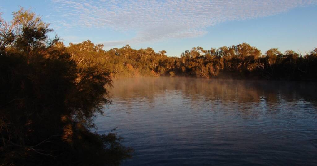 Early morning over Dalhousie Springs