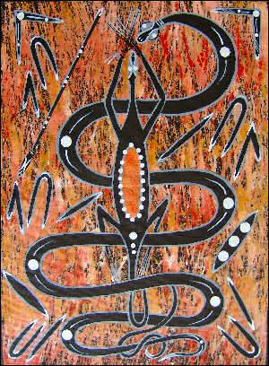 Hunting Bush Tucker (Snake / Goanna)