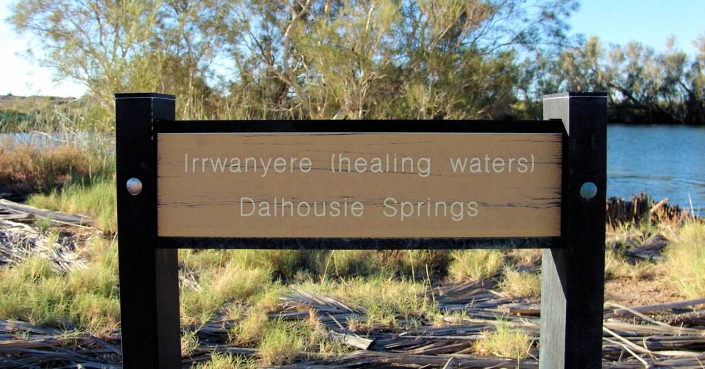 Irrwanyere (healing waters) Dalhousie Springs