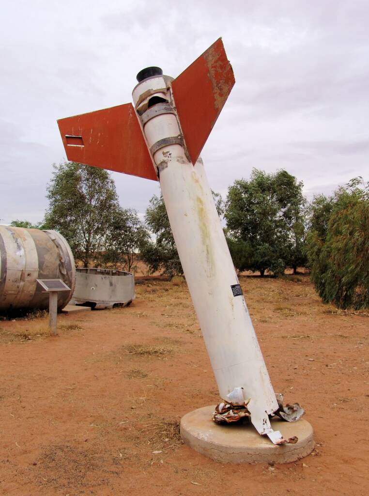 Remains of the Skylark Rocket