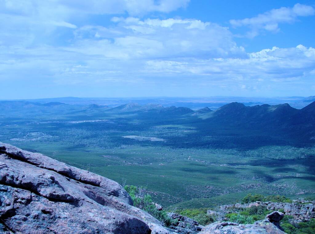 View from St Mary Peak, Wilpena Pound, SA