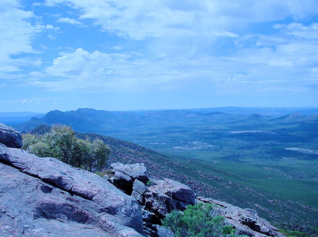 View from St Mary Peak, Wilpena Pound, SA