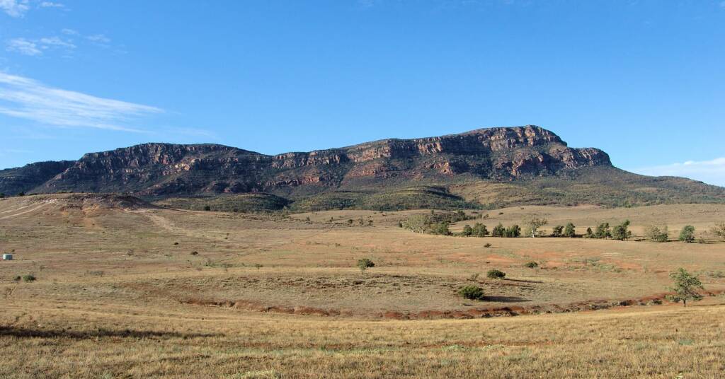 View to Wilpena Pound from Station Hill Lookout
