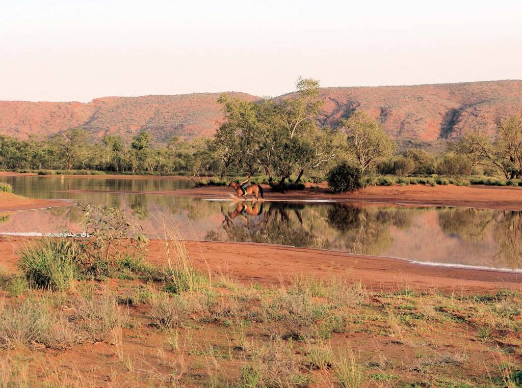 Horse riding at Ilparpa Claypans, Alice Springs, NT