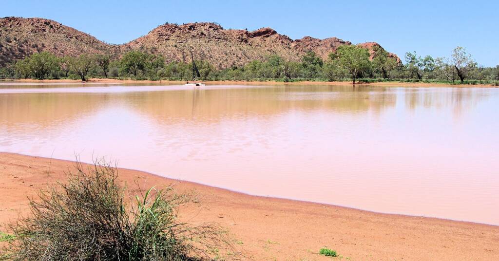 Sailing on the Ilparpa Claypans, Alice Springs