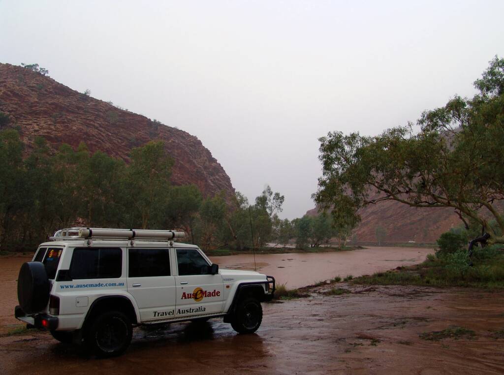 Todd River north of Heavitree Gap.