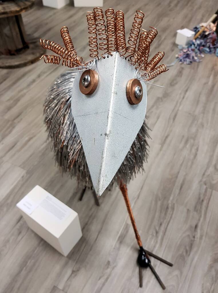Doris the emu by Georgia O'Neill - Alice Springs Youth Recycled 2019