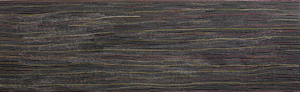 Sandhills at Mina Mina, 2009 (Cat No 11135DN) by Dorothy Napangardi, courtesy Gallery Gondwana