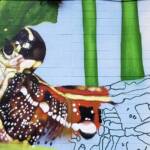 Life Cycle of the Yeperenye Caterpillar - artist Jimmy DVATE