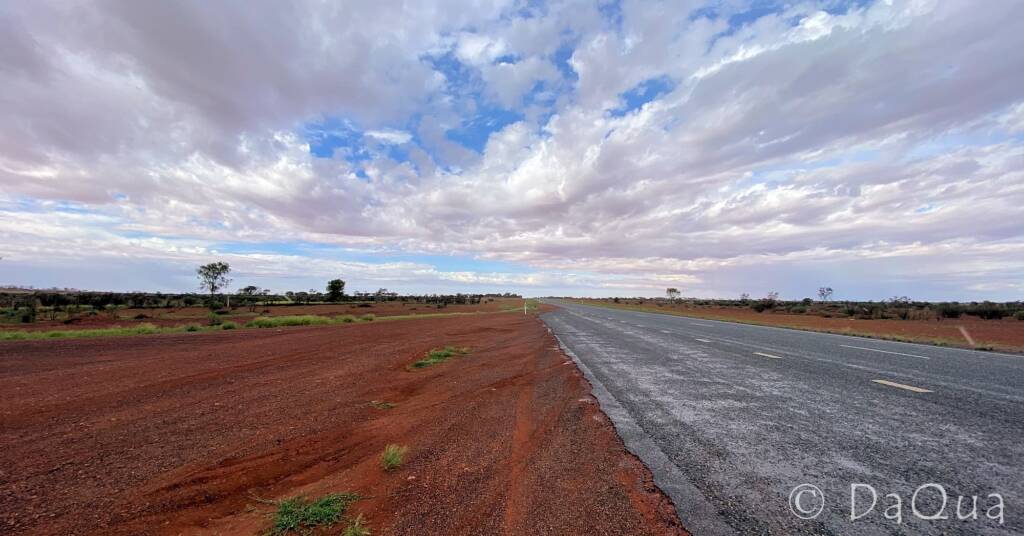 Open road and sky from Alice to Coober Pedy © DaQua