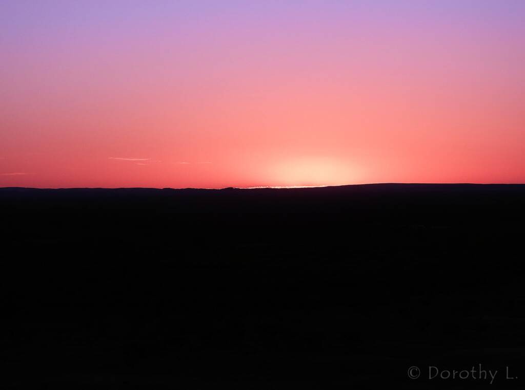 Sunrise over Alice Springs