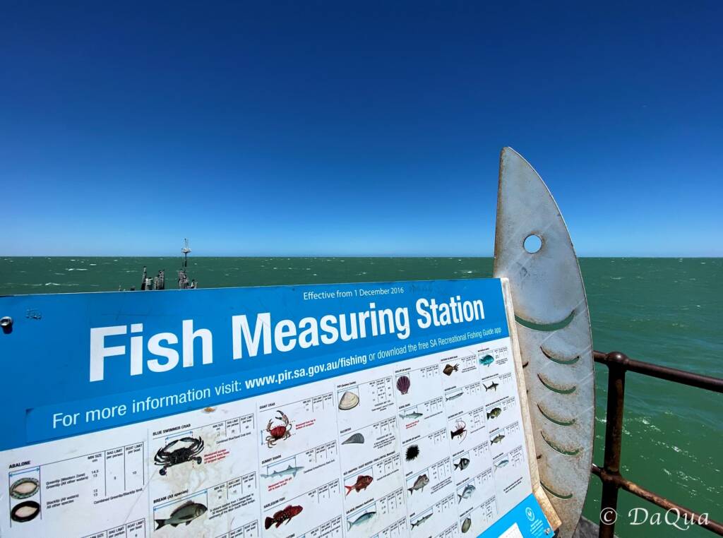 Fish Measuring Station on Port Germein Jetty