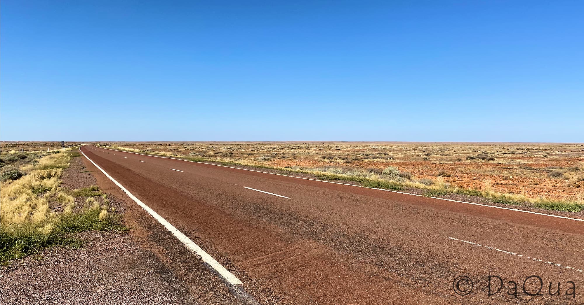 Turn left to leave Coober Pedy and heading south