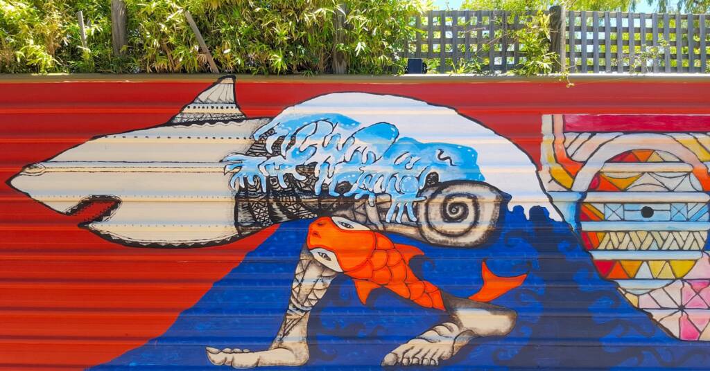 Vatu Sanctuary mural by Rusiate Lali