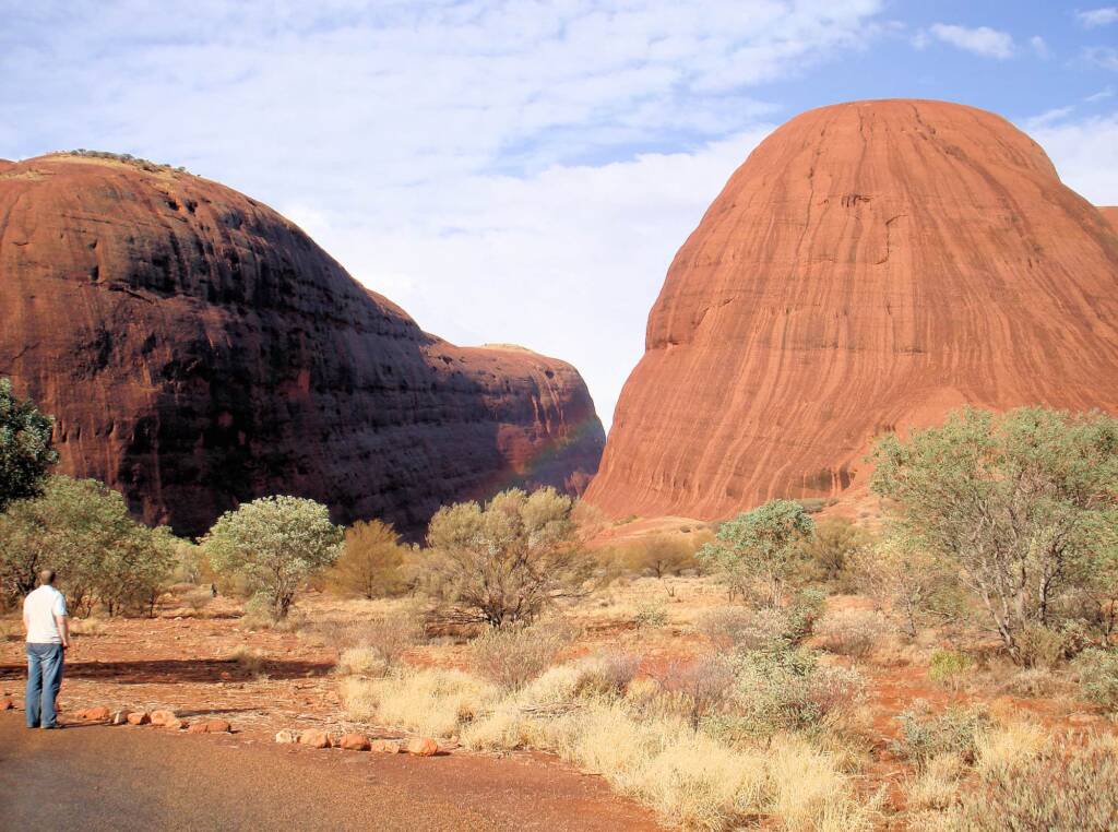Rainbow at Kata Tjuta, Uluru-Kata Tjuta National Park