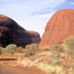 Rainbow at Kata Tjuta, Uluru-Kata Tjuta National Park