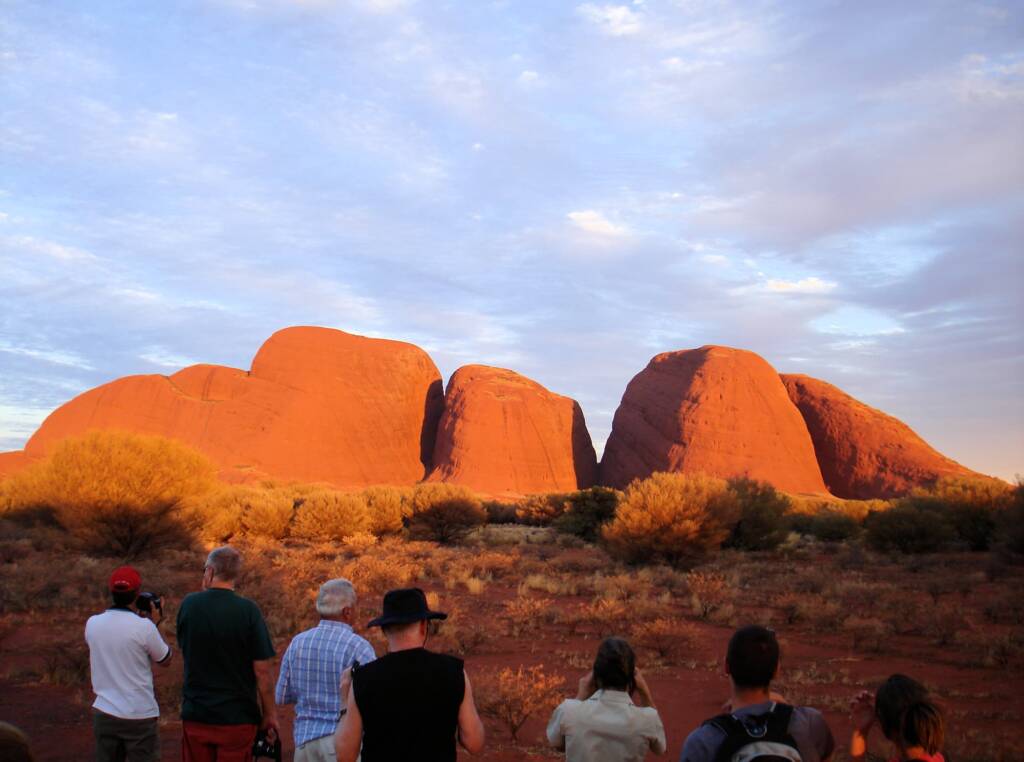 Sunset at Kata Tjuta, Uluru-Kata Tjuta National Park
