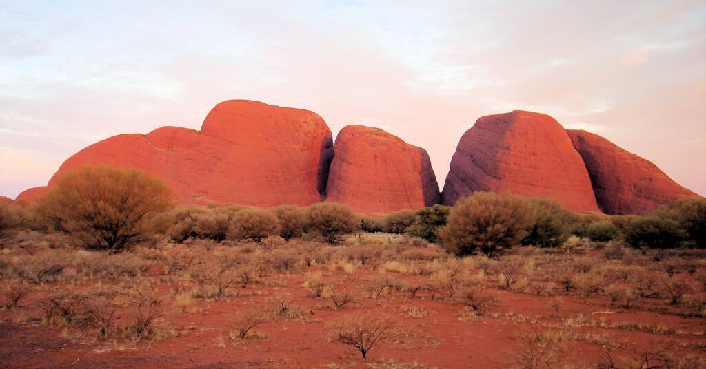 Sunset at Kata Tjuta, Uluru-Kata Tjuta National Park