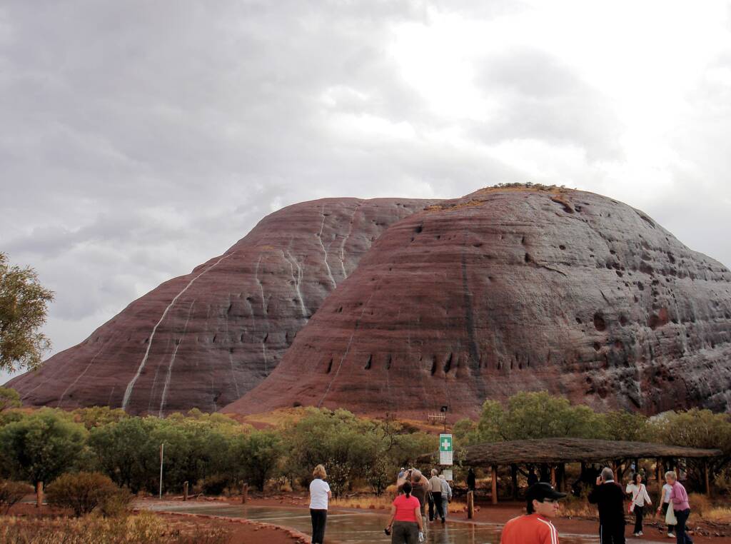Rain at Kata Tjuta, Uluru-Kata Tjuta National Park