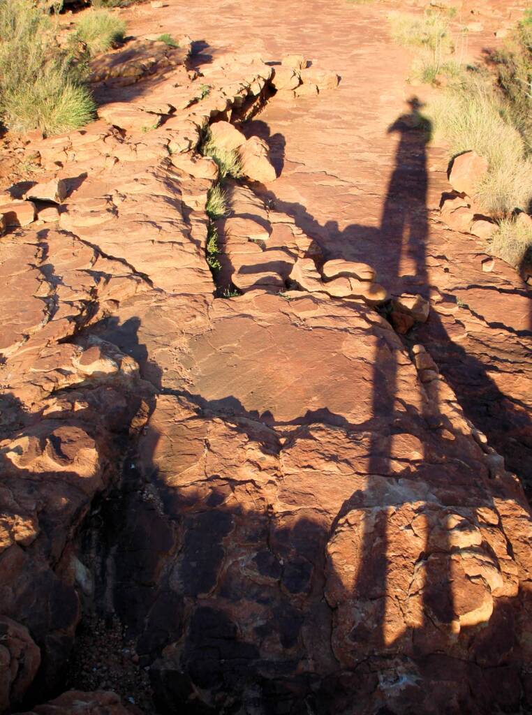 Shadow at sunrise, Kings Canyon