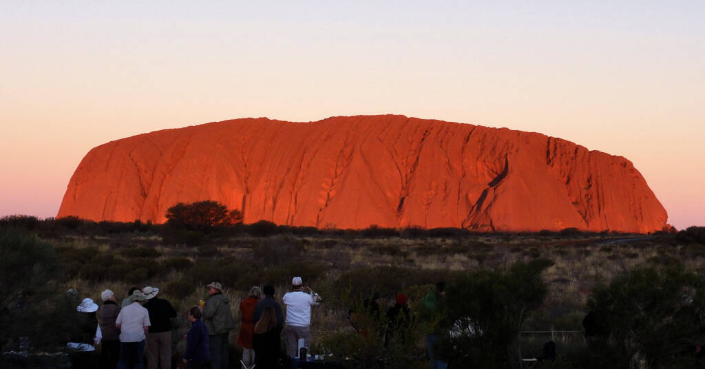 Sunset at Uluru