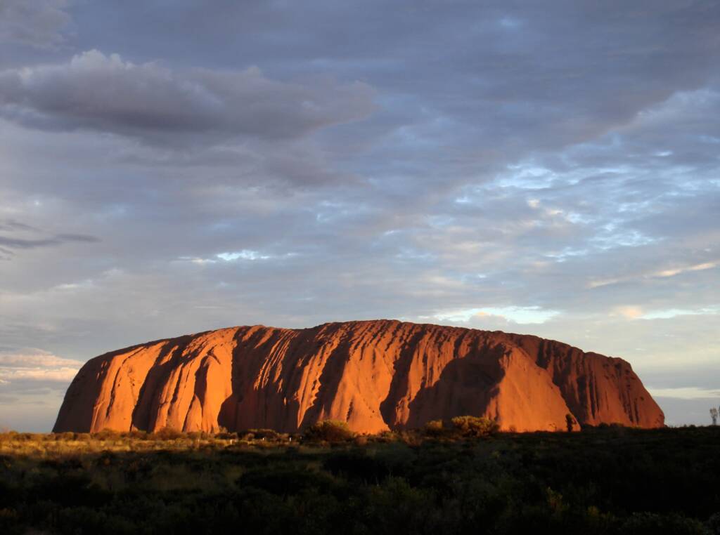 Sunset at Uluru