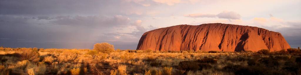 Uluru at sunset