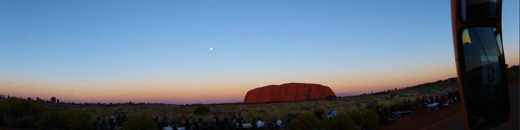 Uluru at sunset