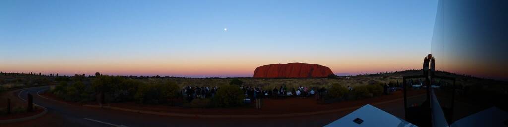 Uluru at sunset