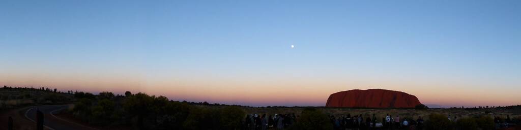 Uluru at sunset