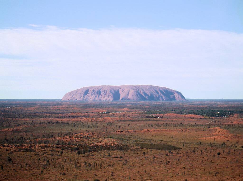 Uluru from the air