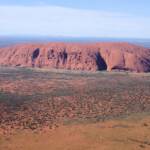 Uluru from the air