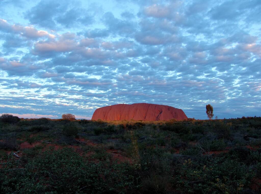 Sunset at Uluru