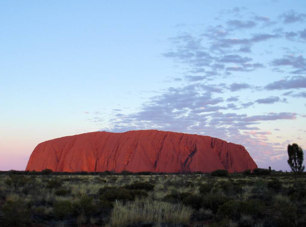 Sunset at Uluru
