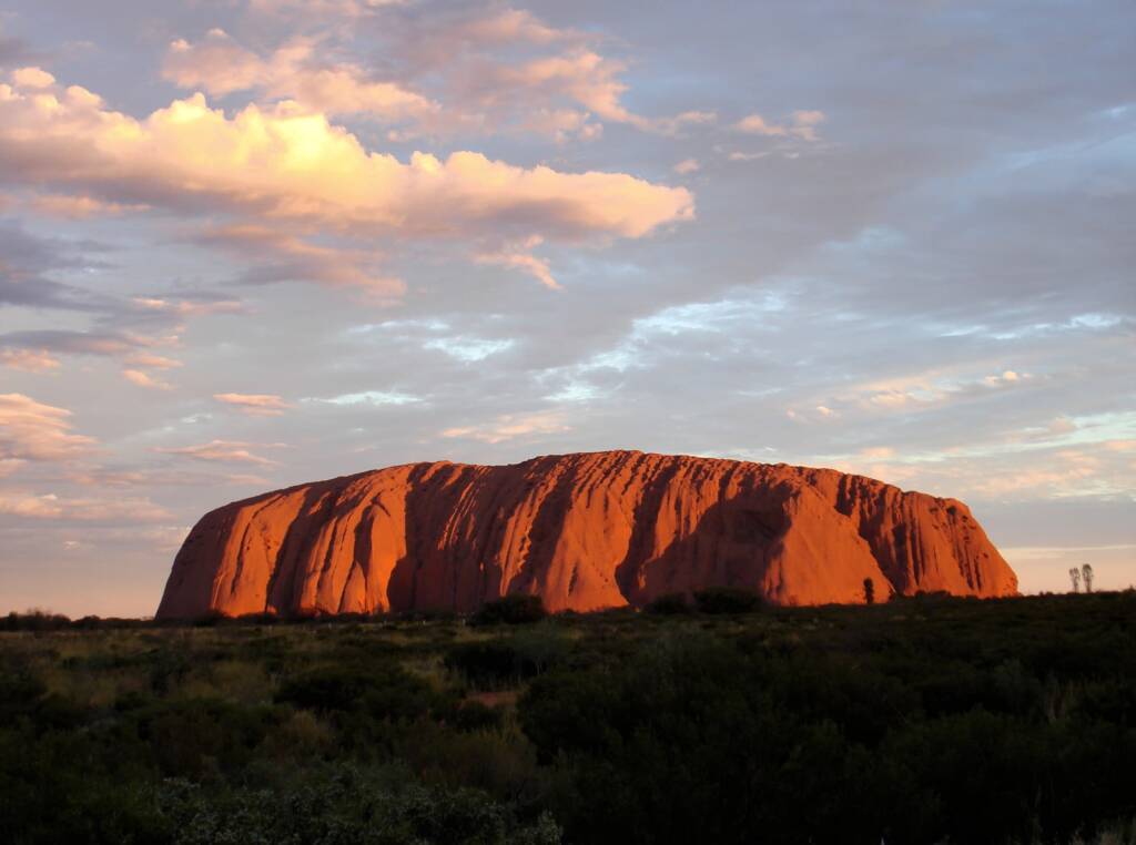 Sunset at Uluru