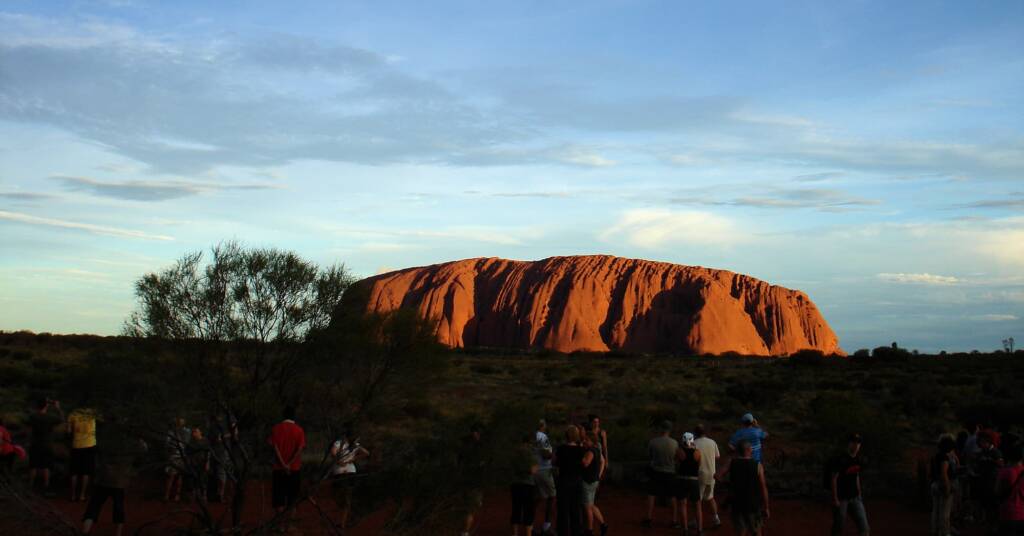 Sunset at Uluru