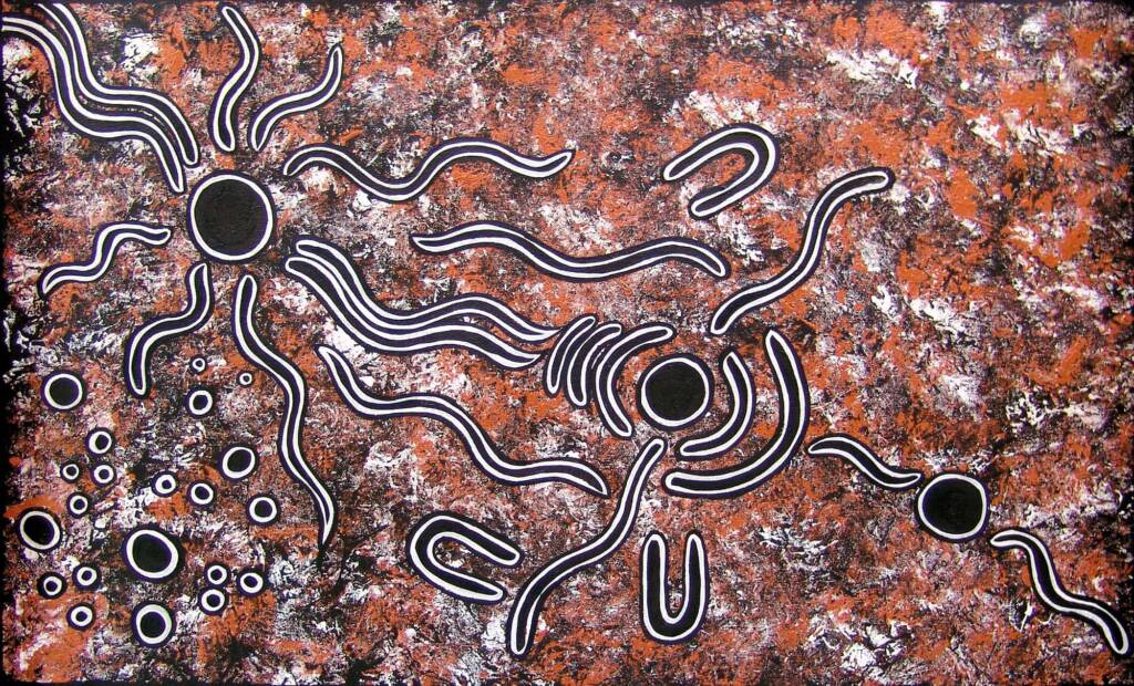 Following the Creeks and Waterholes © Trephina Sultan Thanguwa