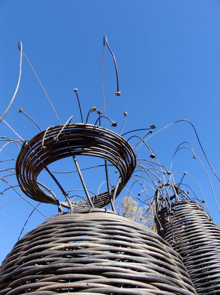 OP Irrigation Revamped - Artist Steve Anderson - (old irrigation lines and rippers, wire)