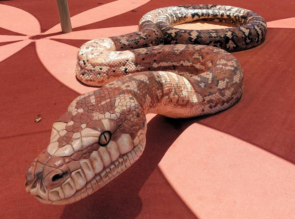 Python - Alice Springs Desert Park children playground