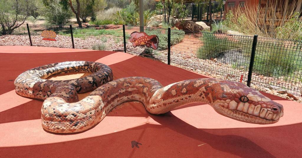 Python - Alice Springs Desert Park children playground