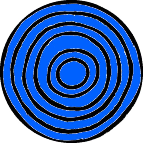 Water symbol (sometimes depicted in blue)