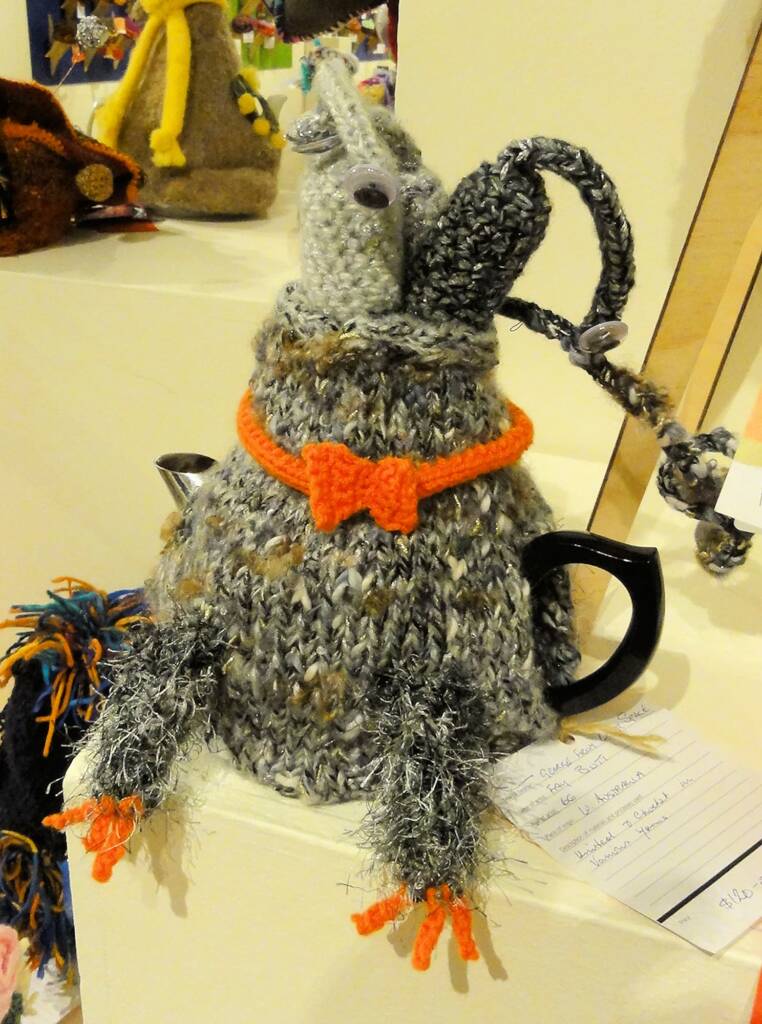 Tea cosy, Alice Springs Beanie Festival, 2014