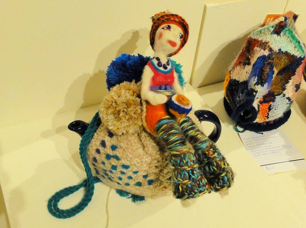 Tea cosy, Alice Springs Beanie Festival, 2014
