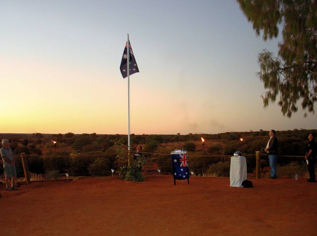 Anzac Day, Kings Canyon
